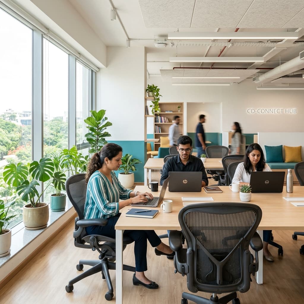 Modern AssetArc office workspace with natural light